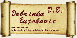 Dobrinka Bujaković vizit kartica